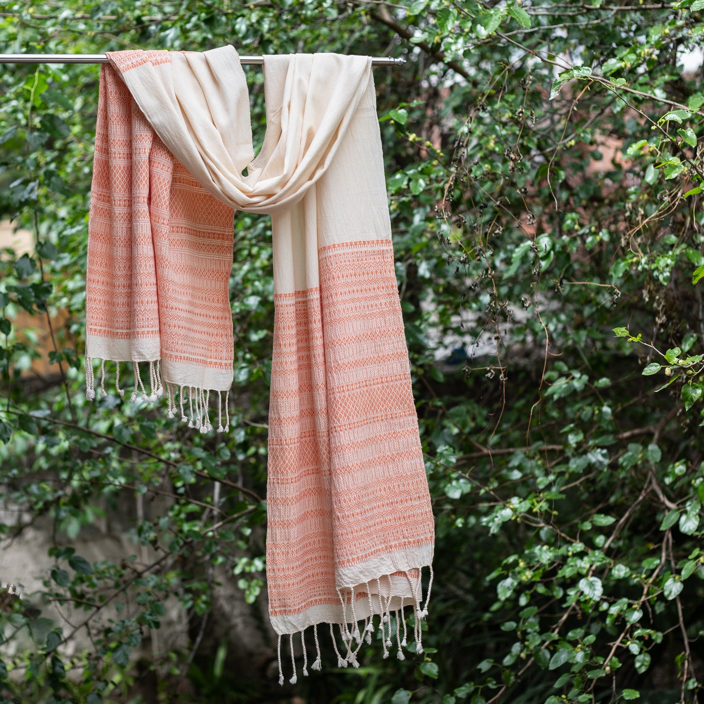 Handwoven Pit Loom Scarf