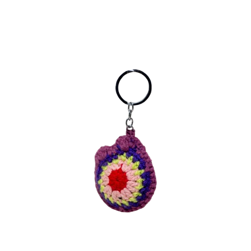 Crochet Owl Keychain