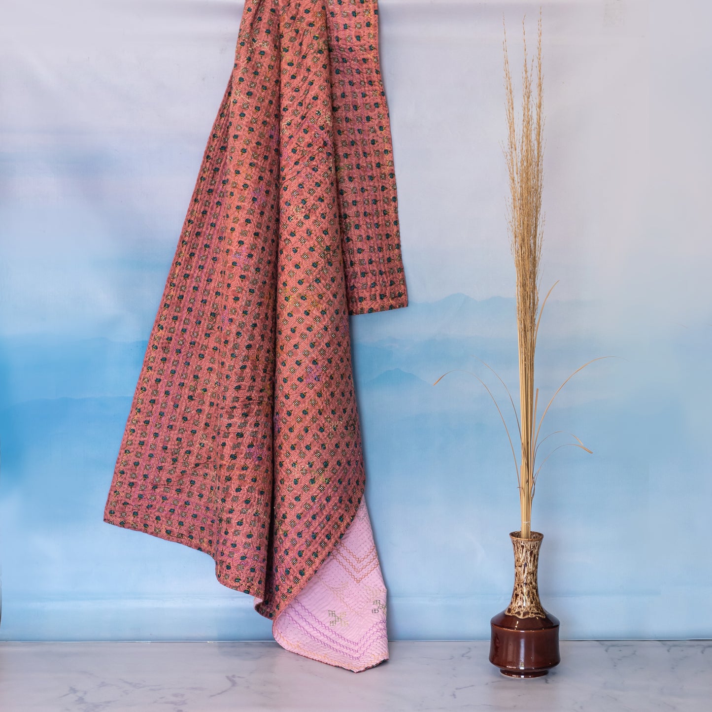 Baby Pink J Rilli Throw