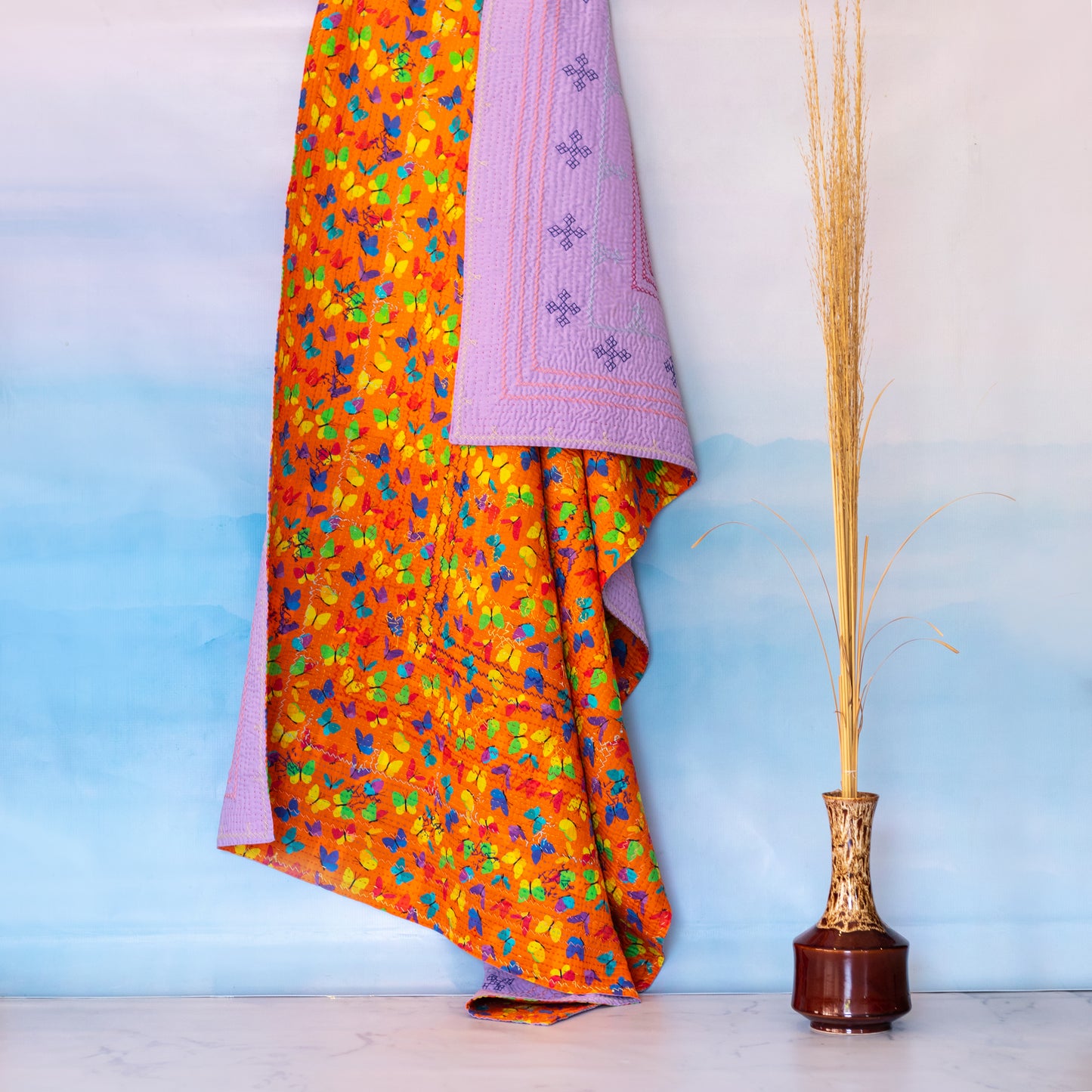 Lavender J Rilli – Butterfly Back Printed Bliss Throw
