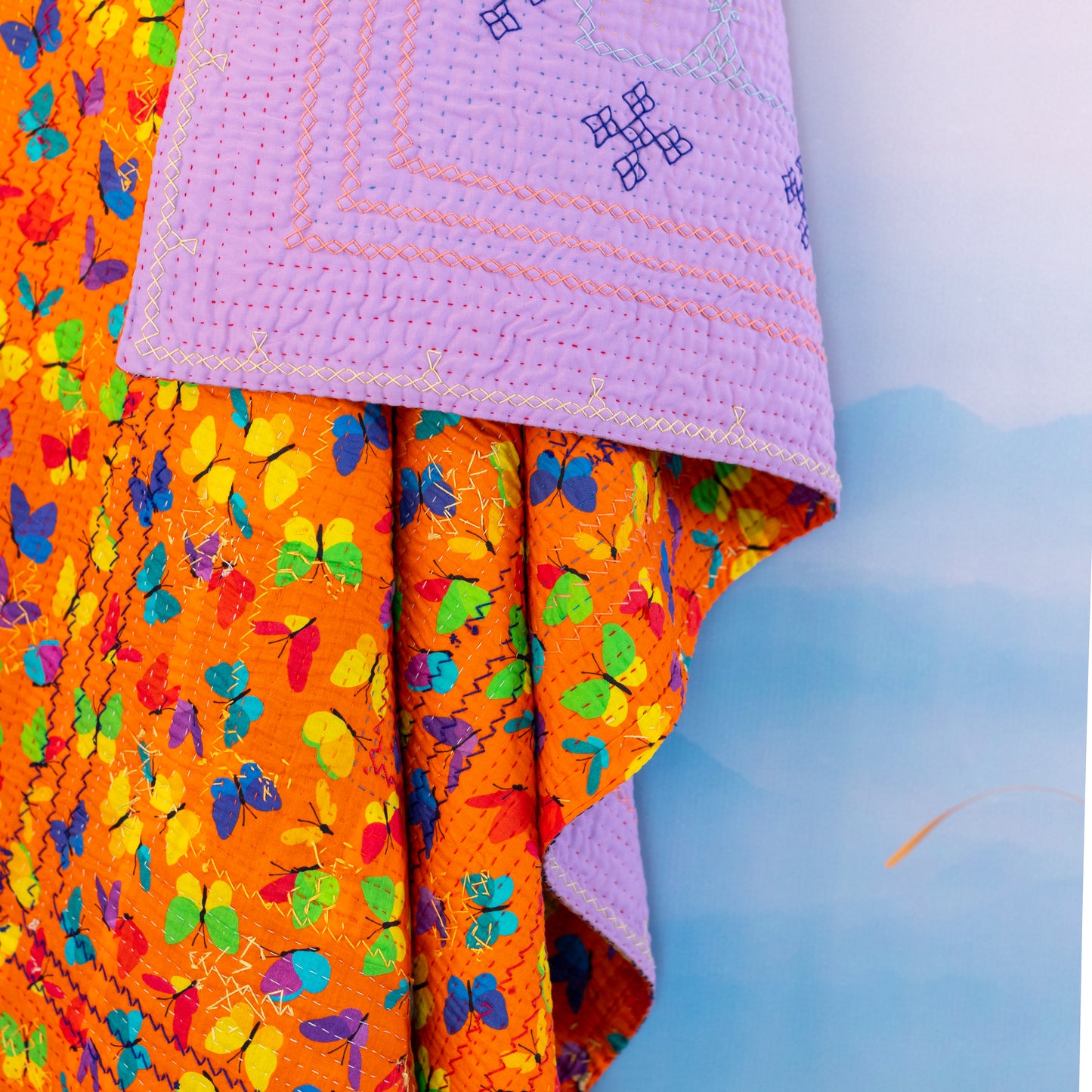 Lavender J Rilli – Butterfly Back Printed Bliss Throw