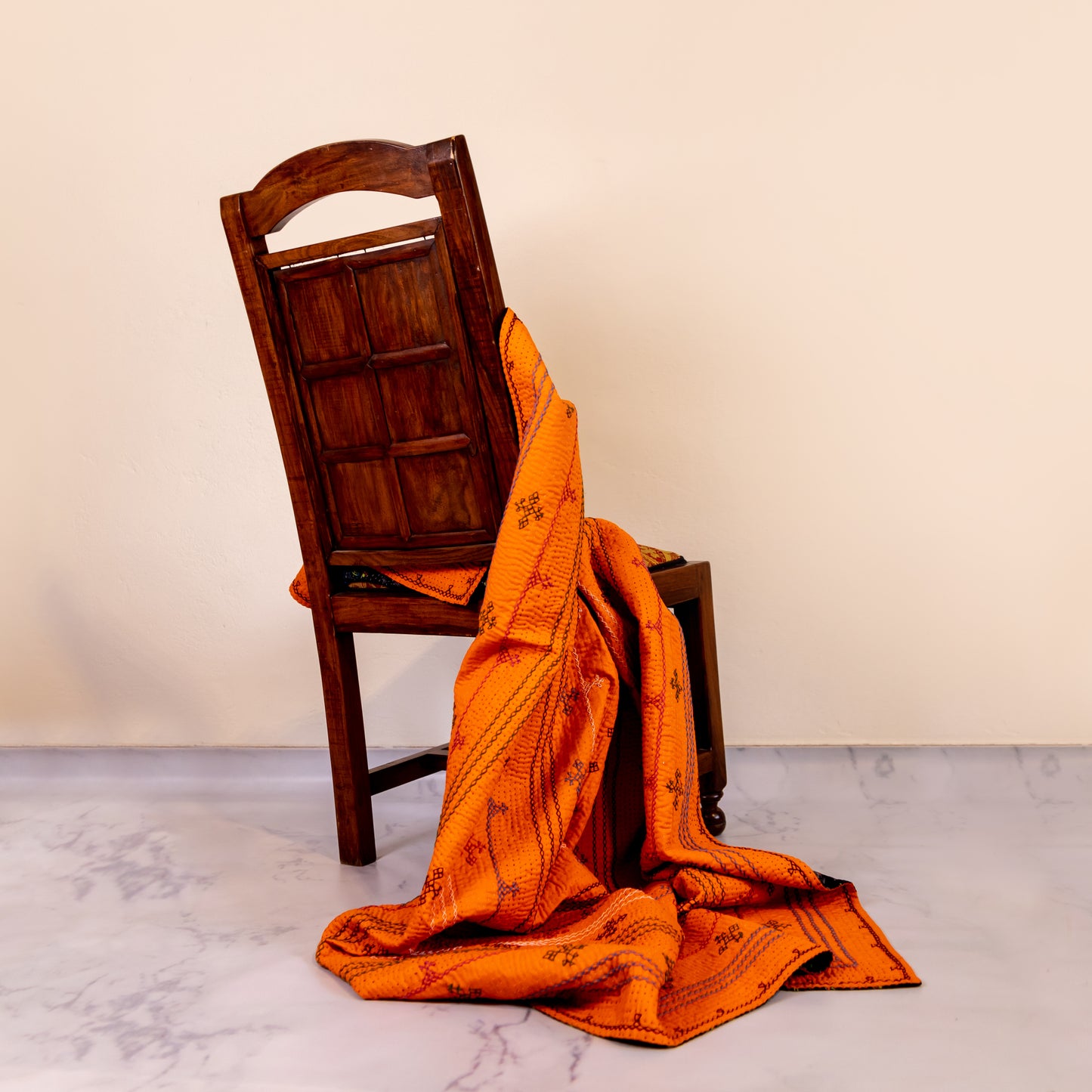 Orange J Rilli Throw