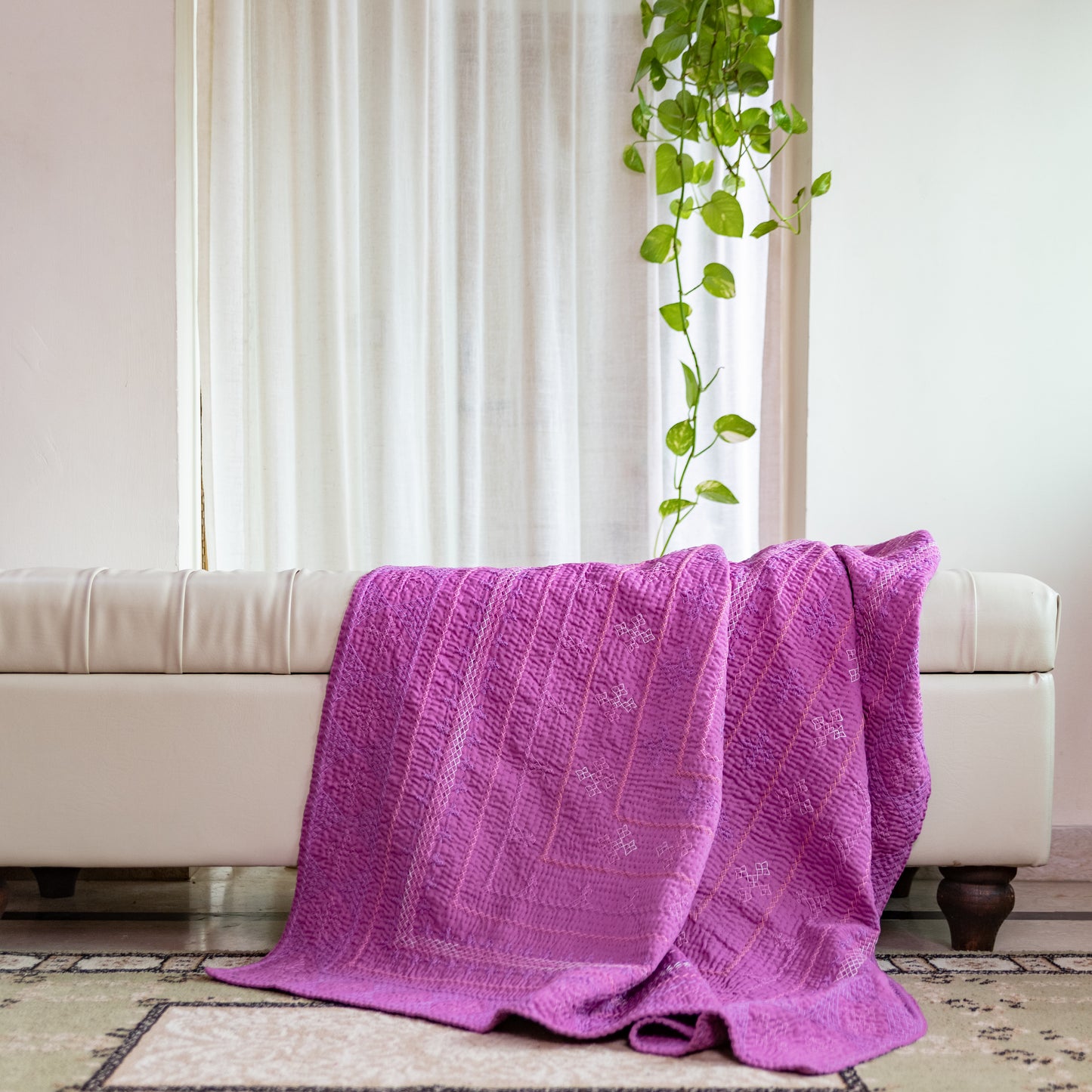 Magenta Sage Rilli Throw