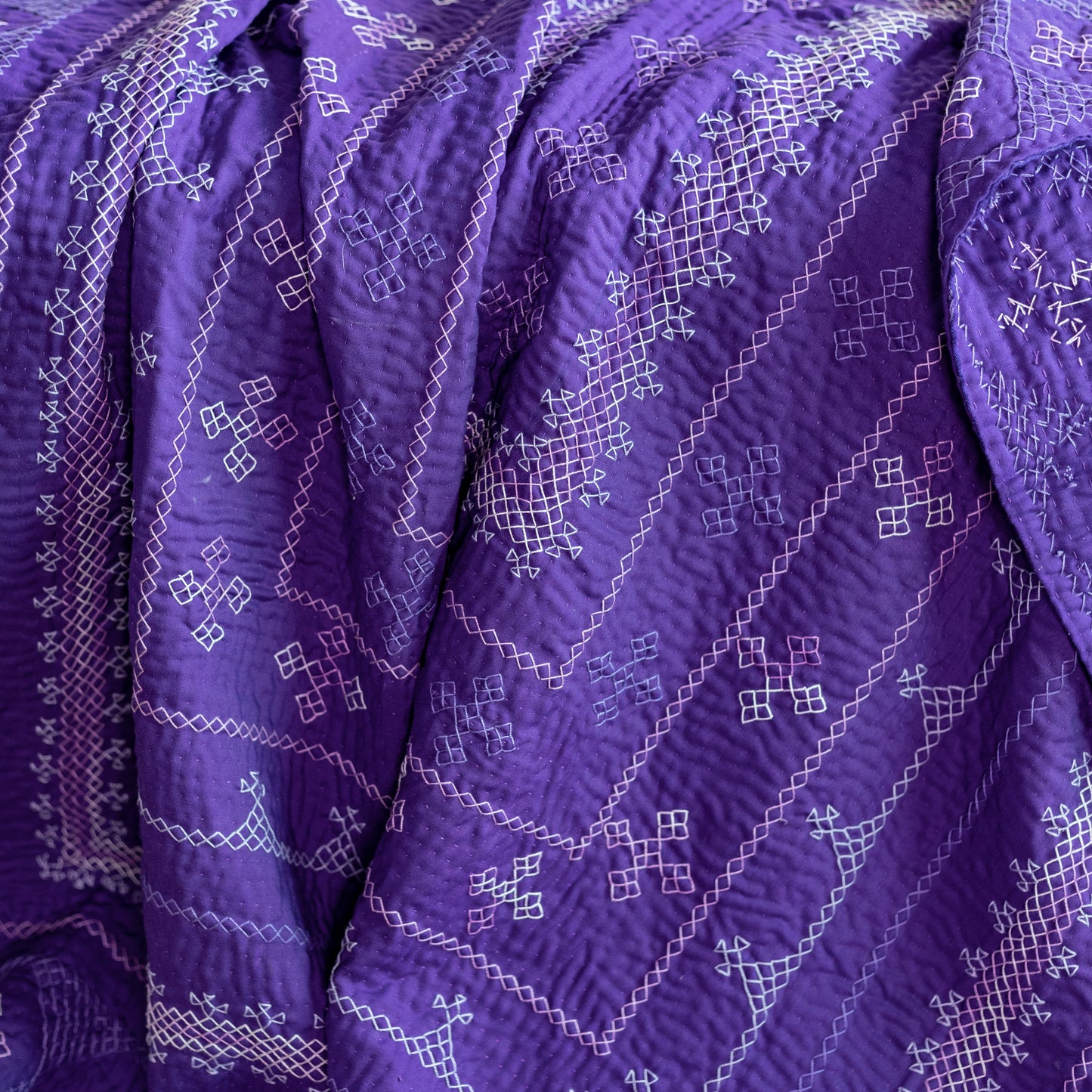 Dark Magenta Sage Throw