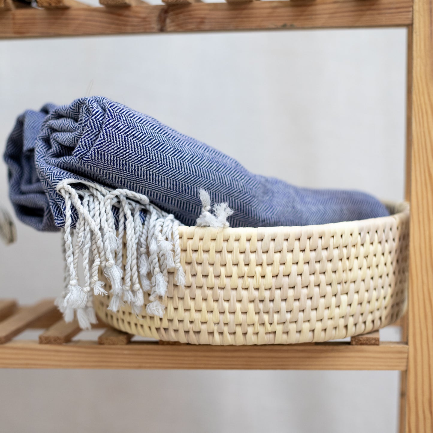 Blue Bath Towels