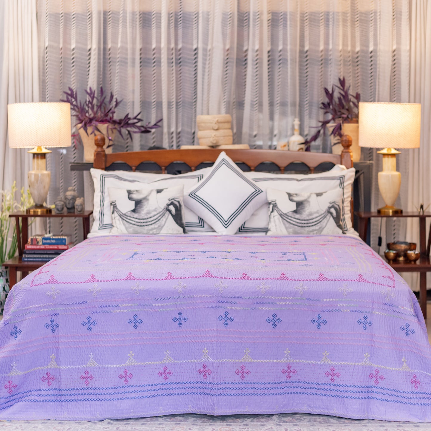 Lilac & Sunshine Rilli – Twin Size