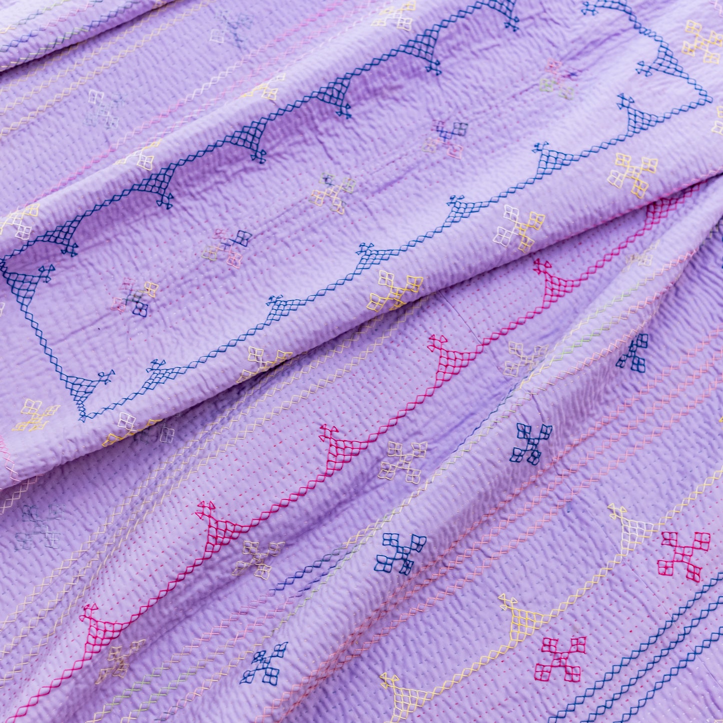 Lilac & Sunshine Rilli – Twin Size