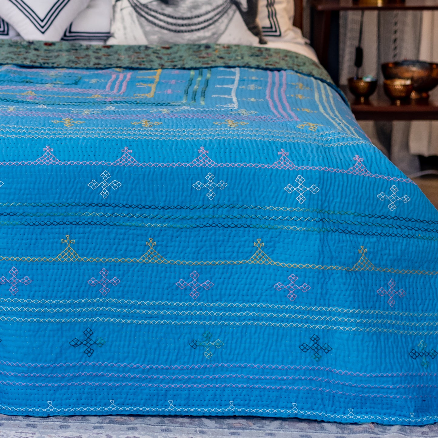Turquoise J Rilli King Size
