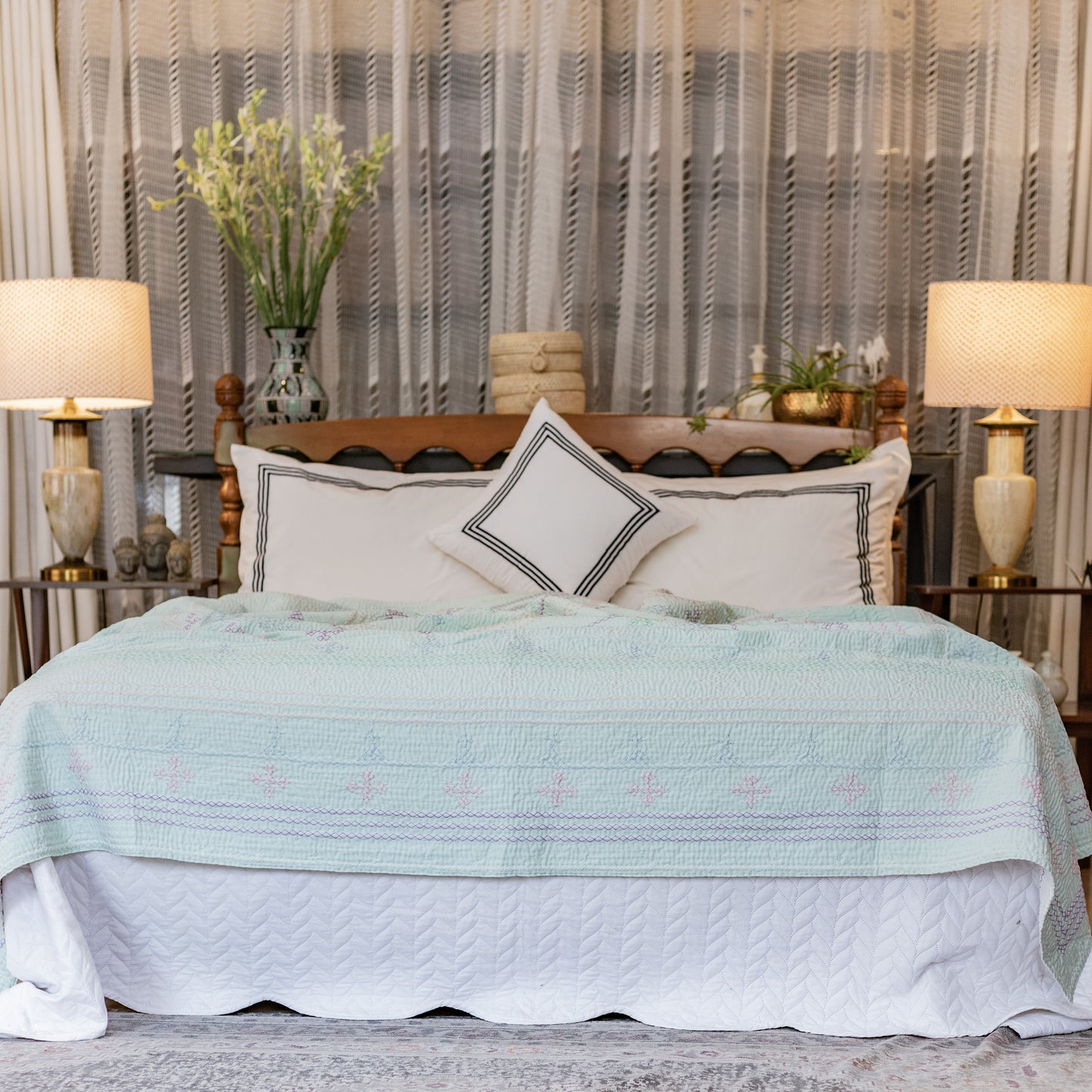 Pastel Mint & Cream – J Rilli – Twin Size