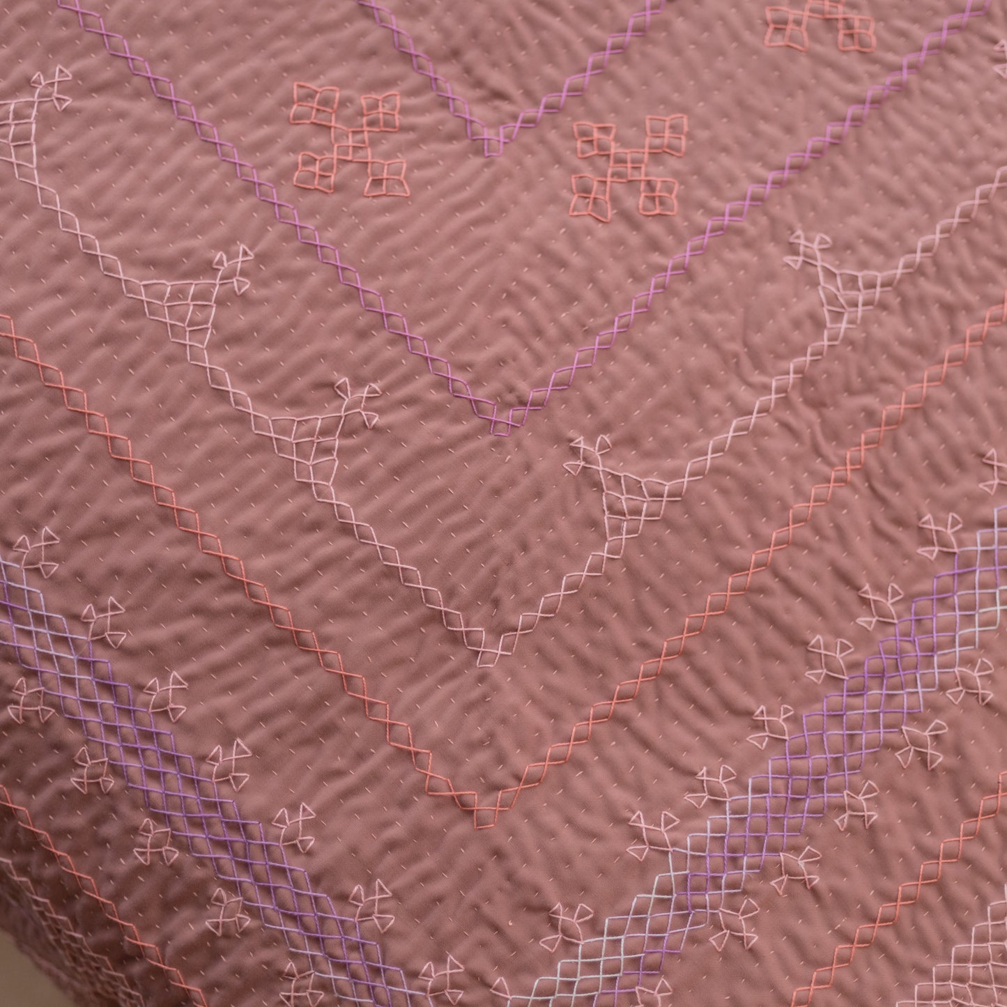 Dusty Rose Sage Rilli Throw