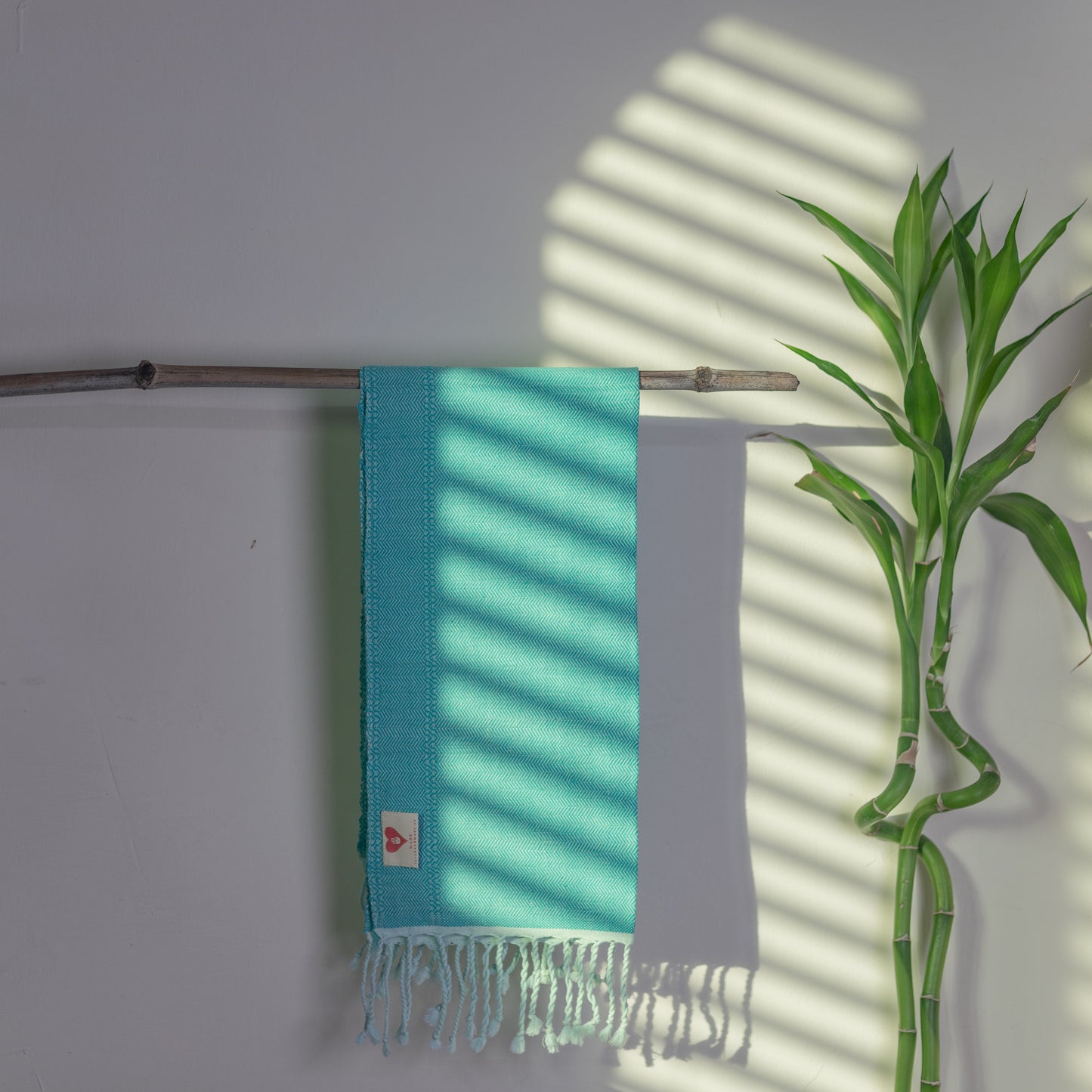 Pitloom Hand Towel – Turquoise (HLT-14)