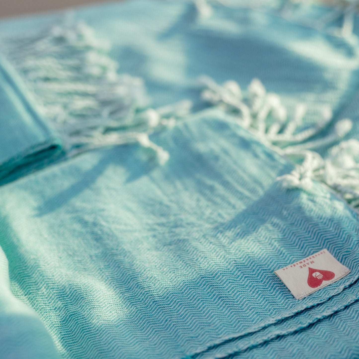 Pitloom Hand Towel – Turquoise (HLT-14)