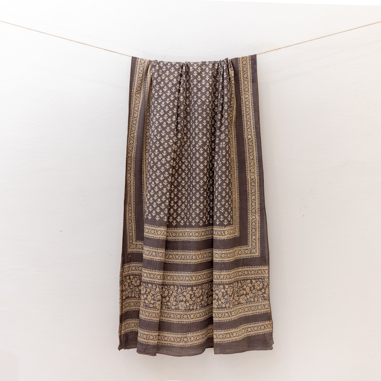 Brown Anchor Dupatta