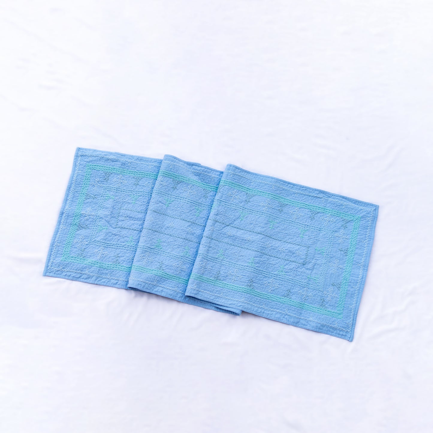 Bed Runner Sky Blue