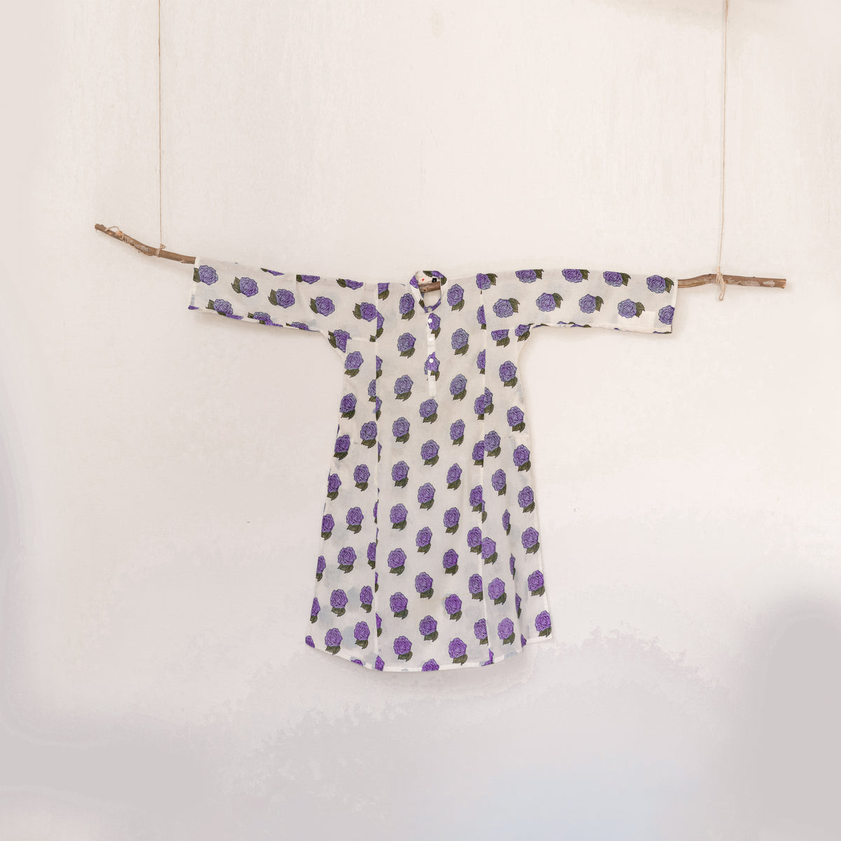 Violet Rose Block Print Kurta
