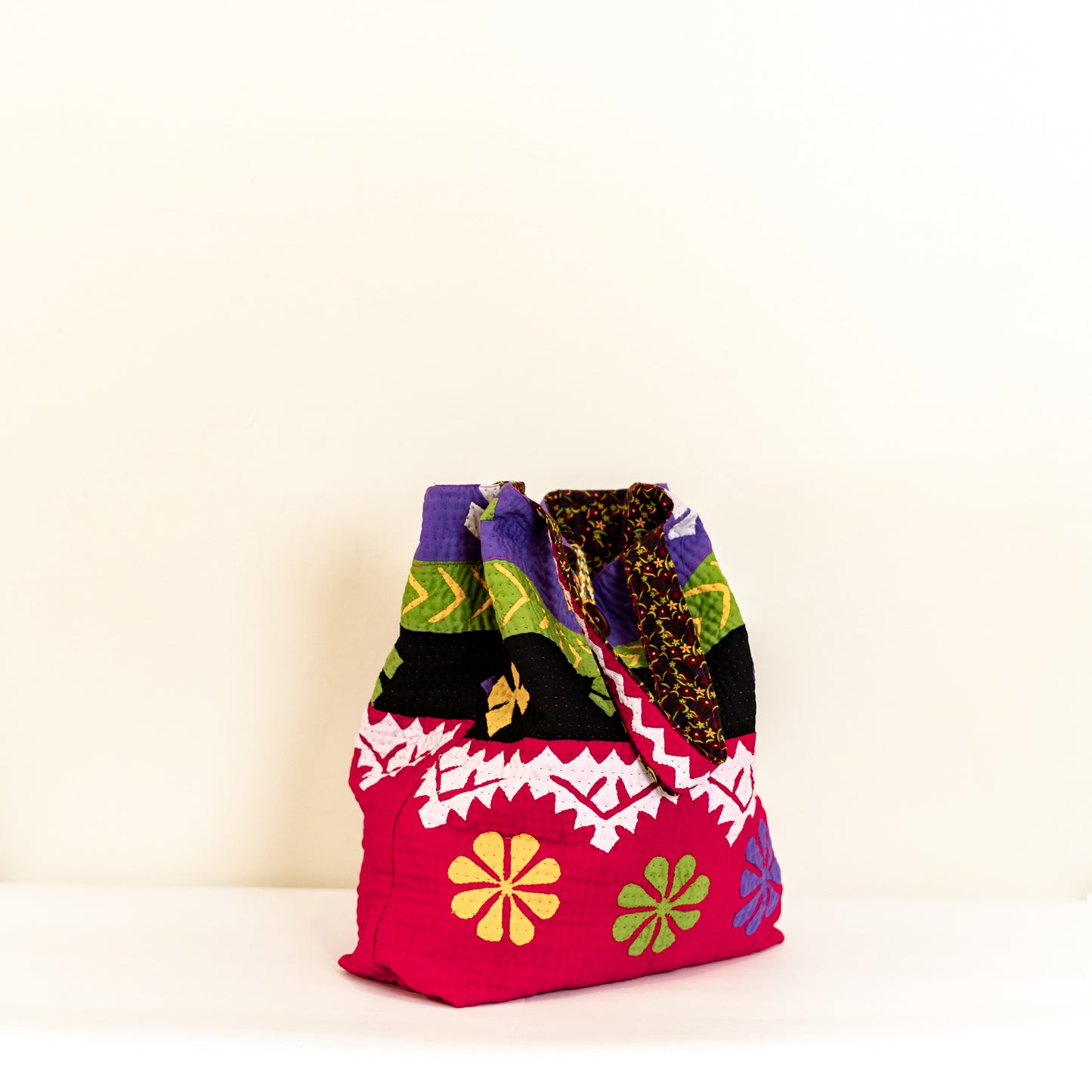 Pink Rilli Tote Bags