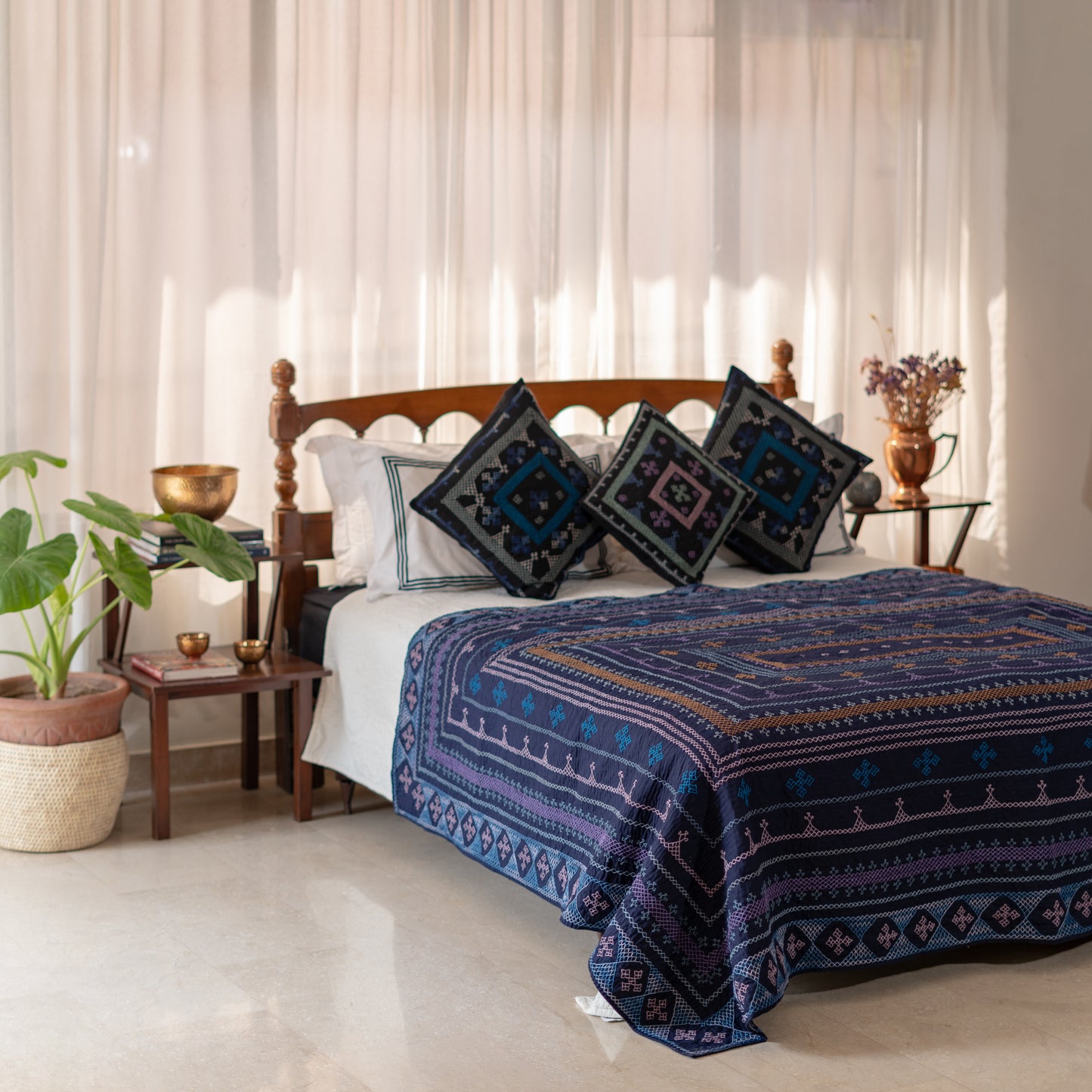 Navy Blue Sage Rilli