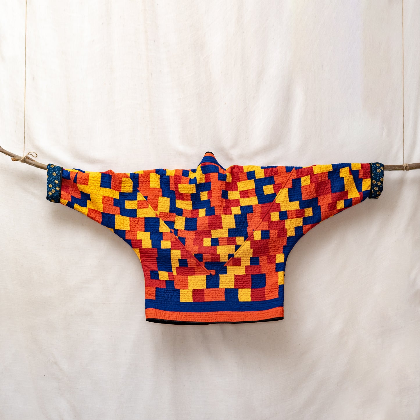 Handmade Ralli Reversible Jacket (Pixelated)