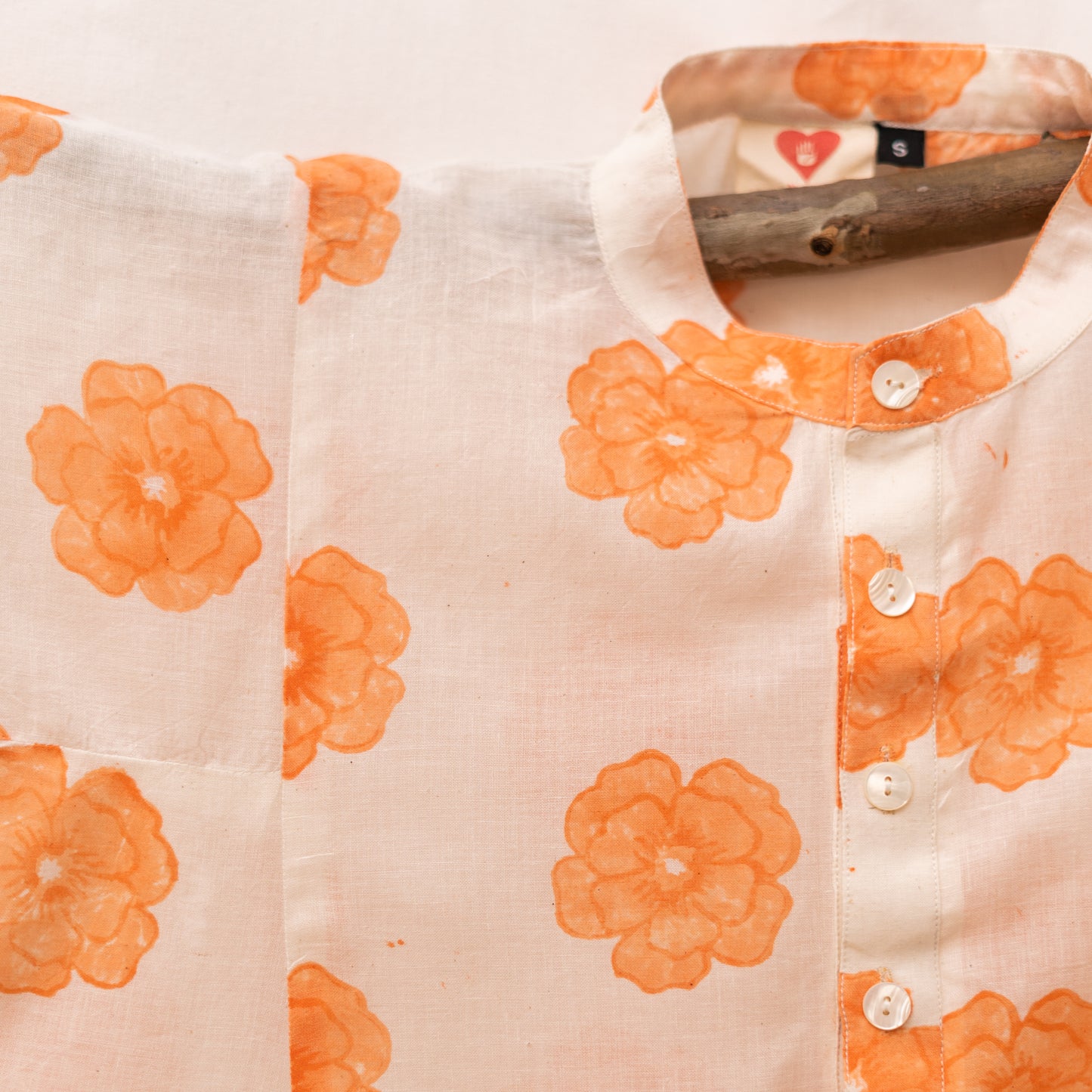Poppy Block Print Kurta