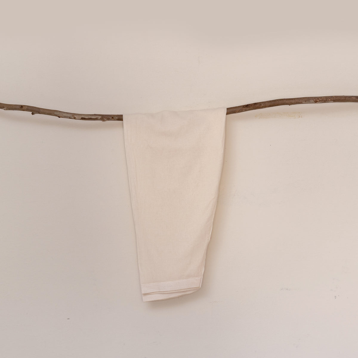 Pure Cotton Off-White Shalwar | Artisan Made