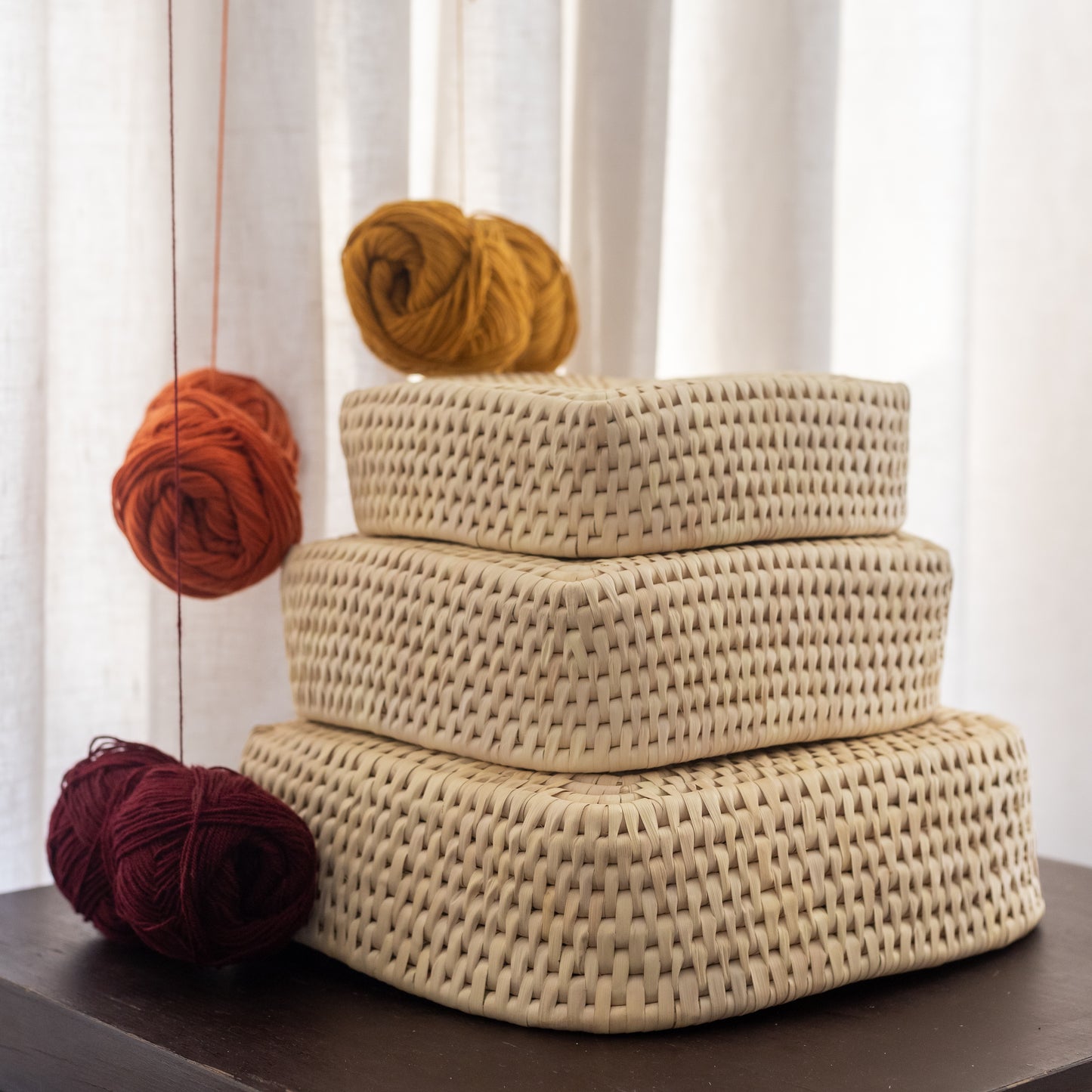 Square Basket – Set of 3