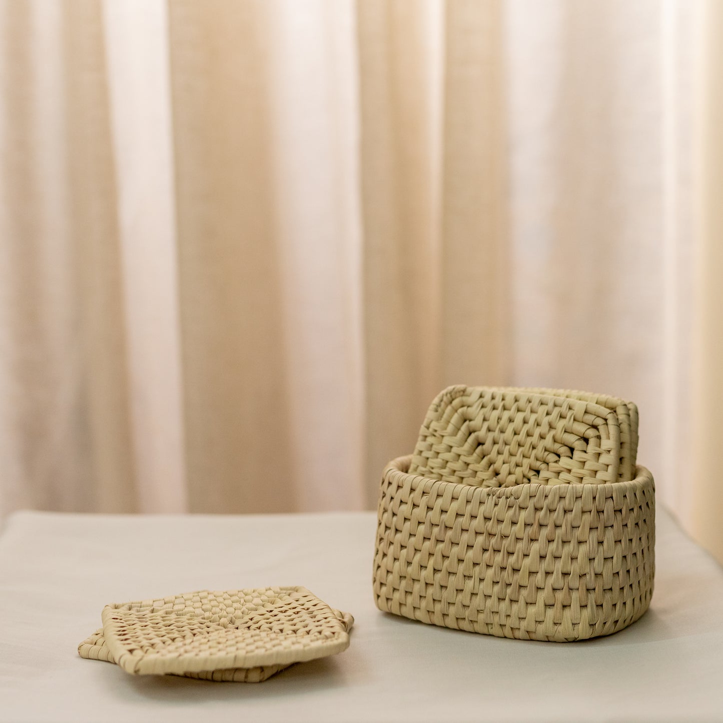 Square Coasters Set of 6 with Box