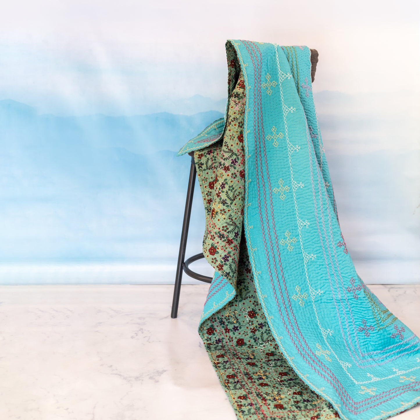 Turquoise J Rilli Throw