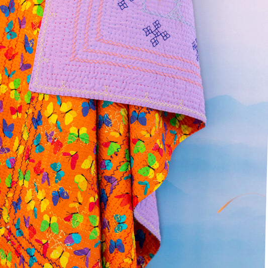 Lavender J Rilli – Butterfly Back Printed Bliss Throw