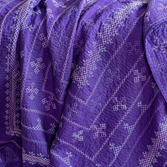 Dark Magenta Sage Throw