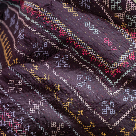Burgundy Sage Throw Rilli