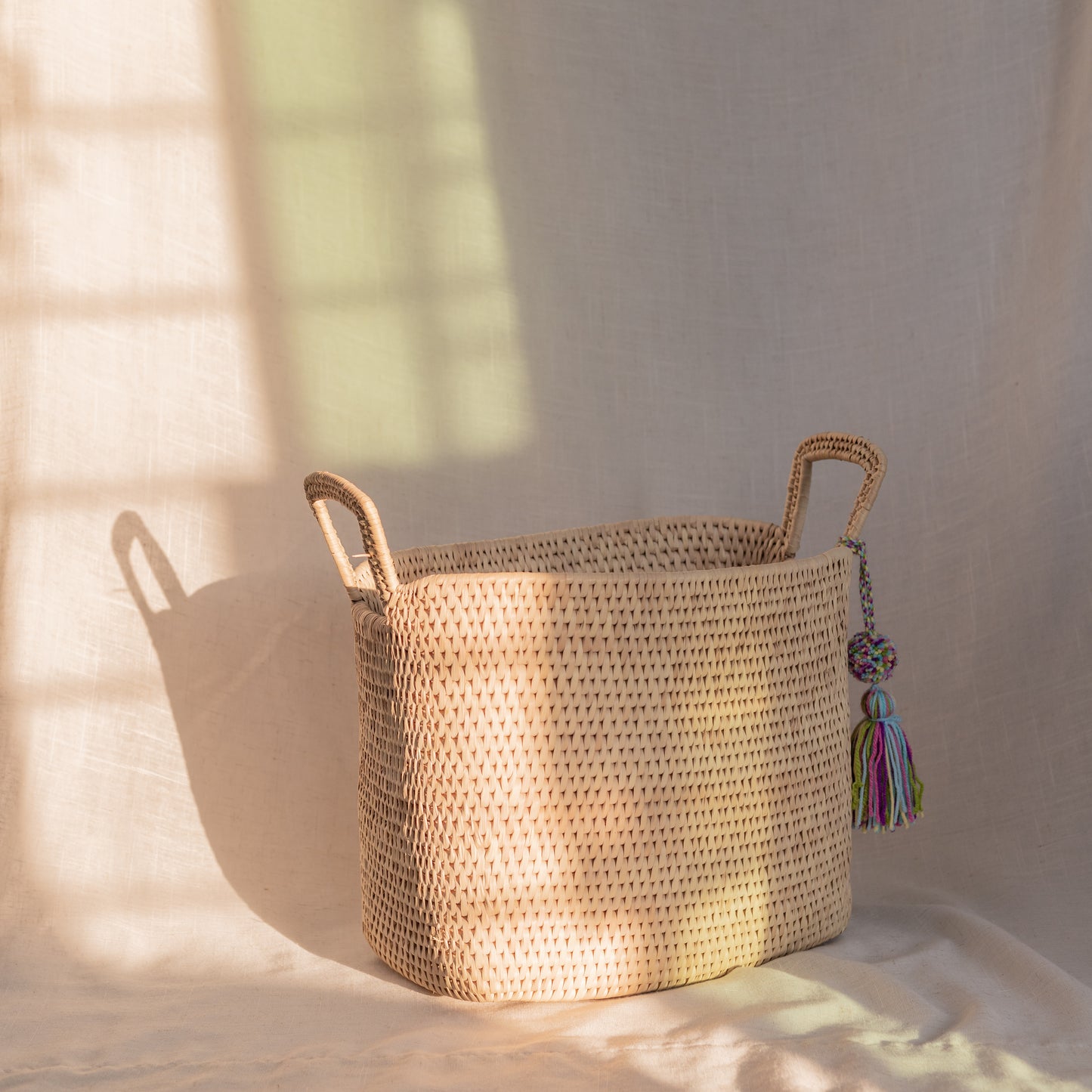 Date Leaf Magazine Basket