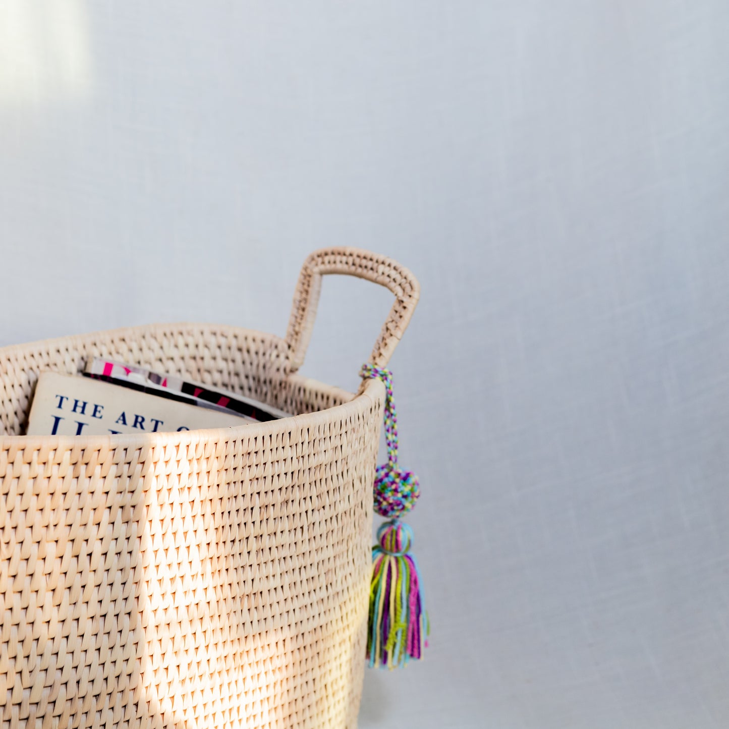 Date Leaf Magazine Basket