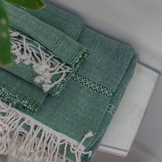 Green Bath Towels