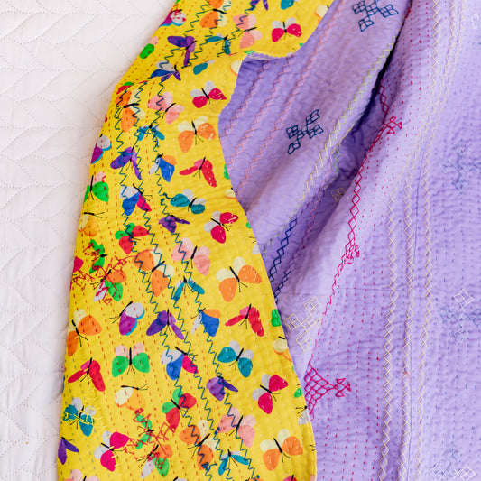 Lilac & Sunshine Rilli – Twin Size
