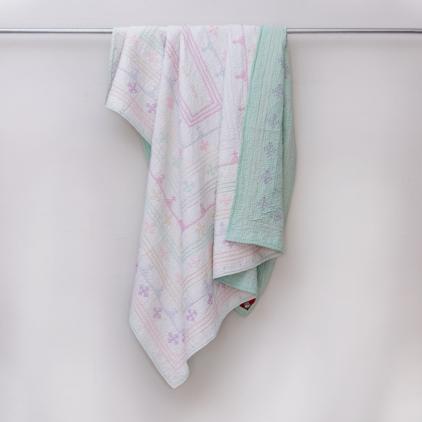 Cream & Pastel Mint J Rilli Twin