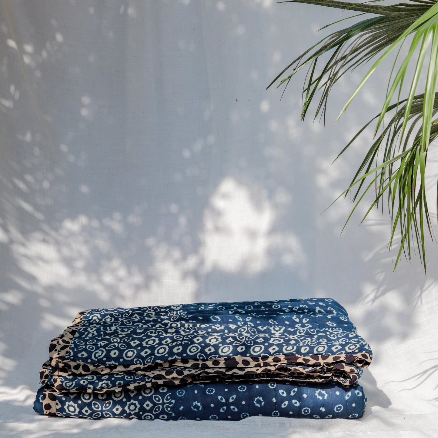 Indigo Starry Block Print Dulai