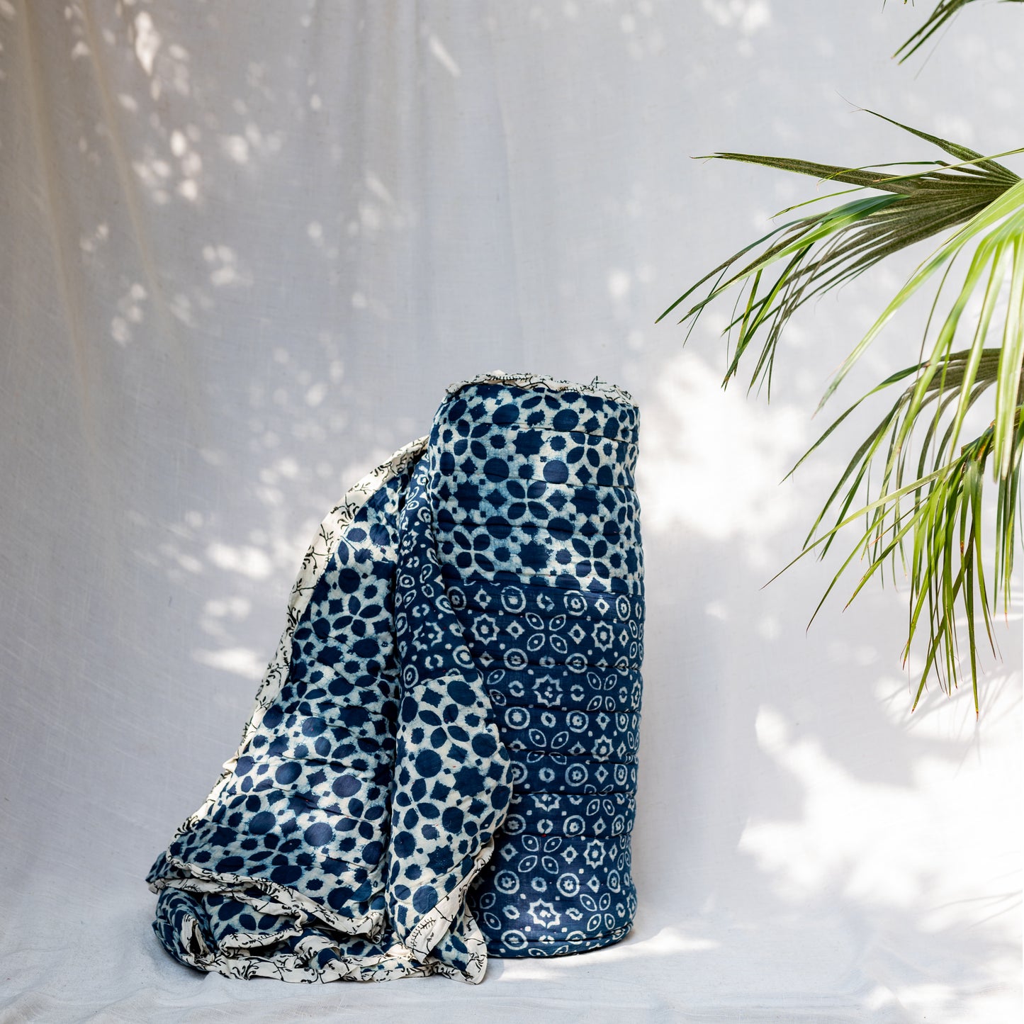 Indigo Block Print Twin Dulaai