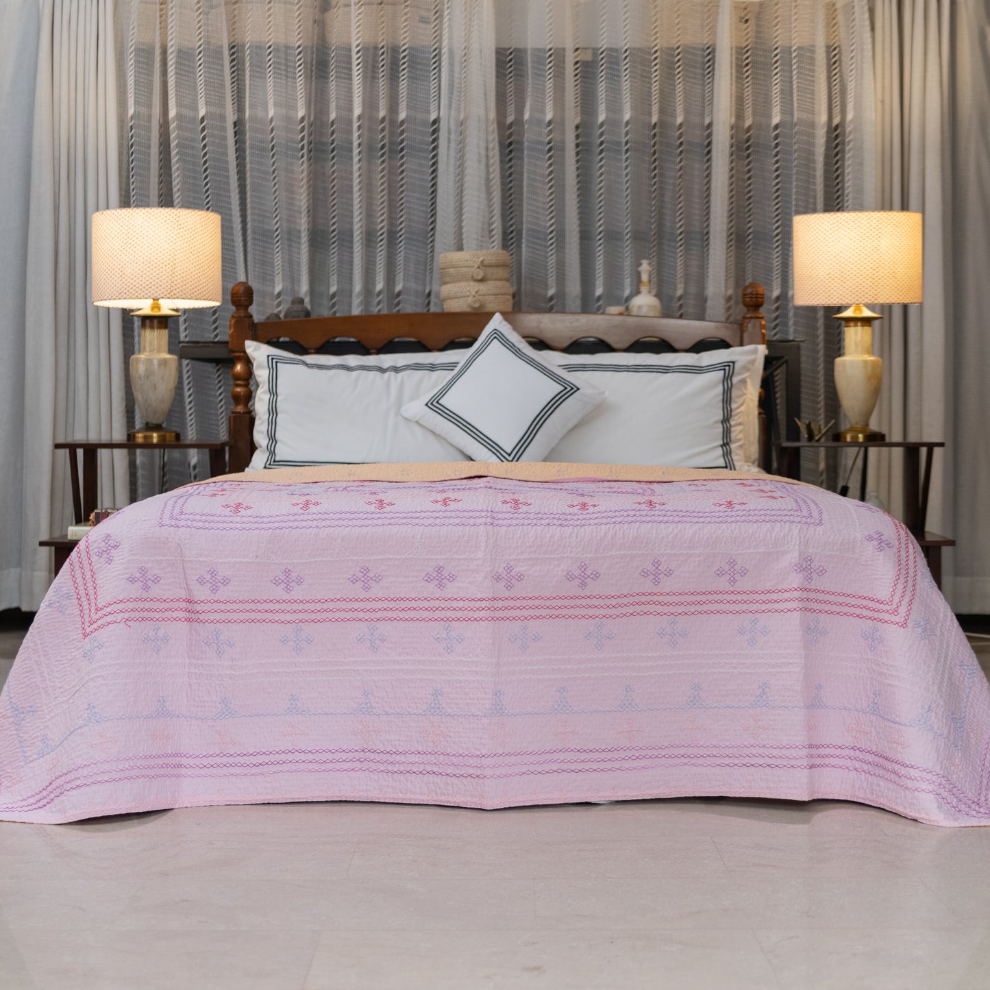 Blush Pink & Peach – J Rilli – Twin Size