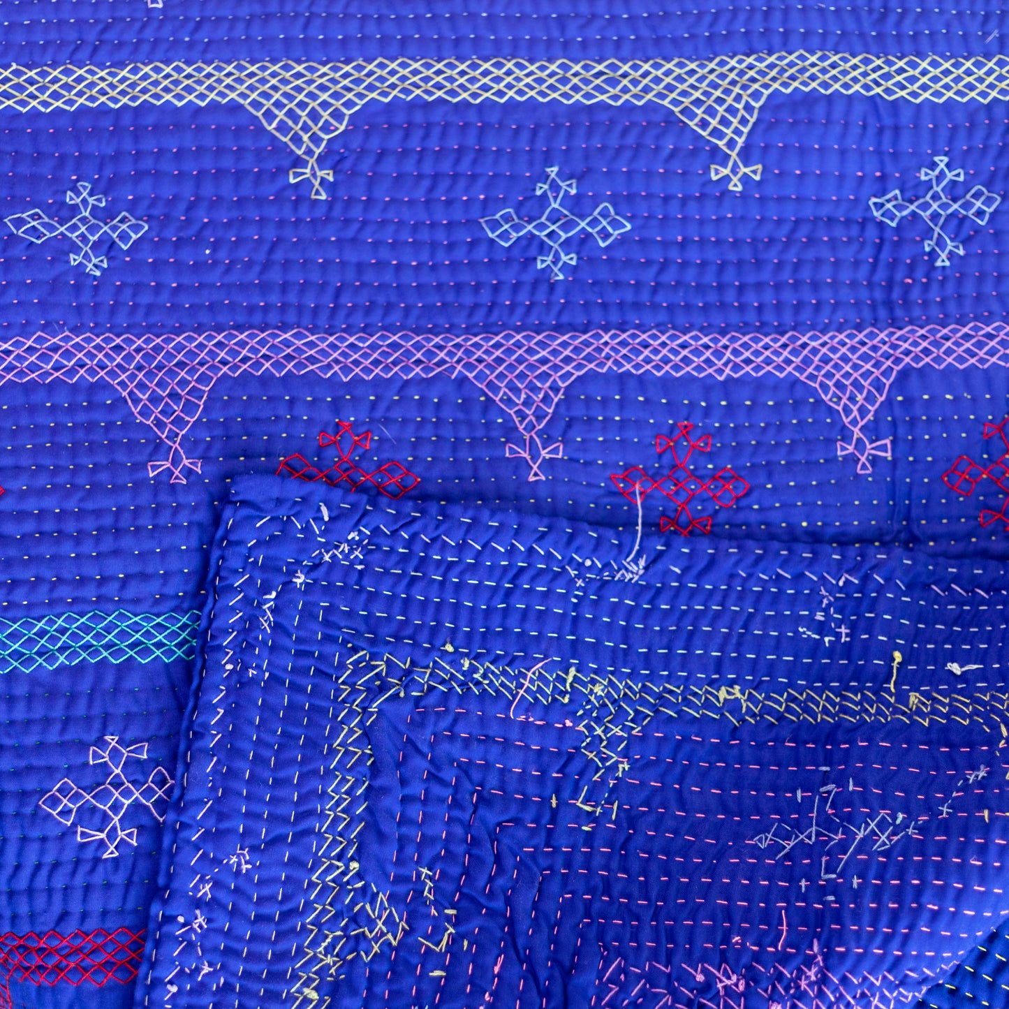 Cobalt Blue Throw Rilli