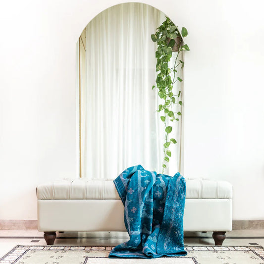 Teal Yogi Rilli Throw