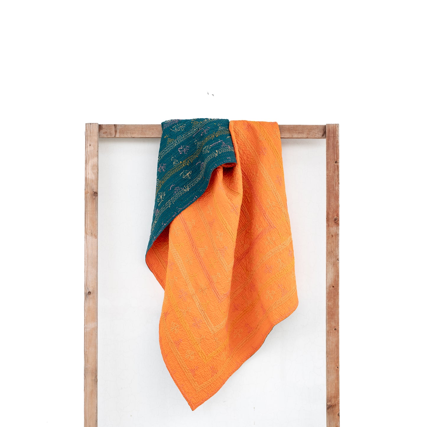 Orange & Teal Rilli – Throw Size