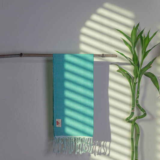 Pitloom Hand Towel – Turquoise (HLT-14)