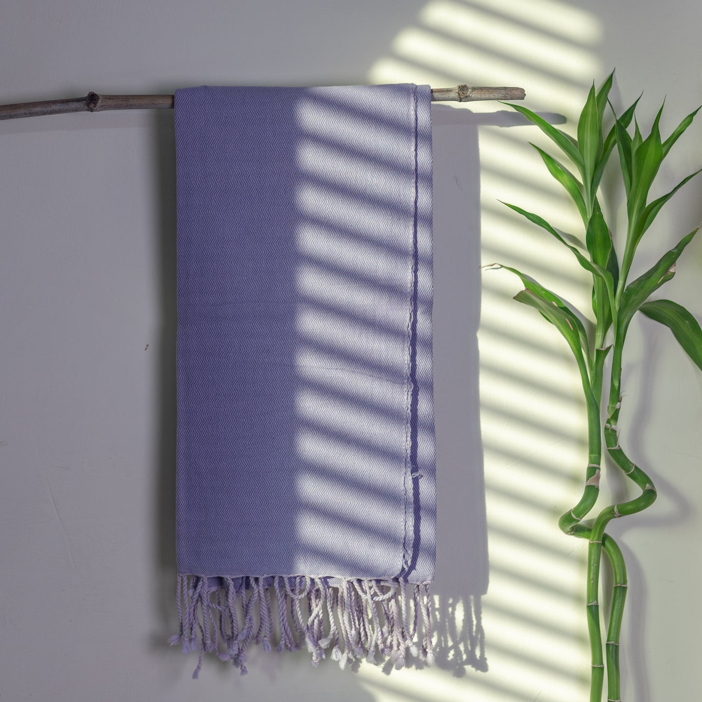 Lilac Pitloom Bath Towel