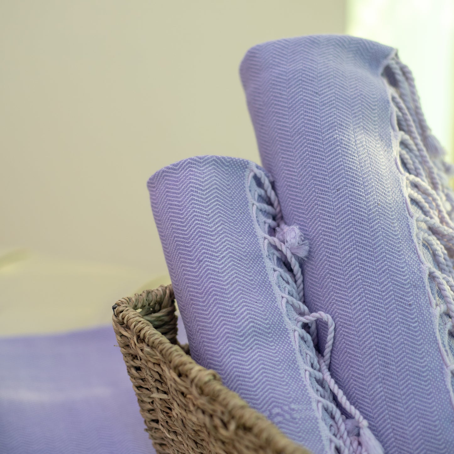 Lilac Pitloom Bath Towel