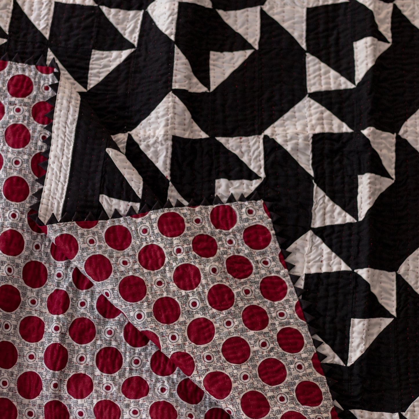 Black & White Patchwork rilli | Twin Size