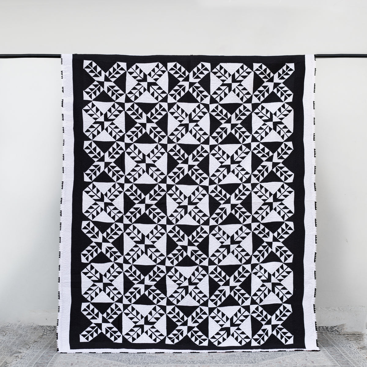 Black & White Patchwork Rilli | Twin Size Rilli