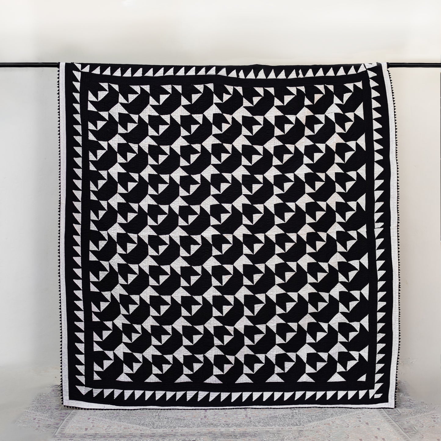 Black & White Patchwork rilli | Twin Size