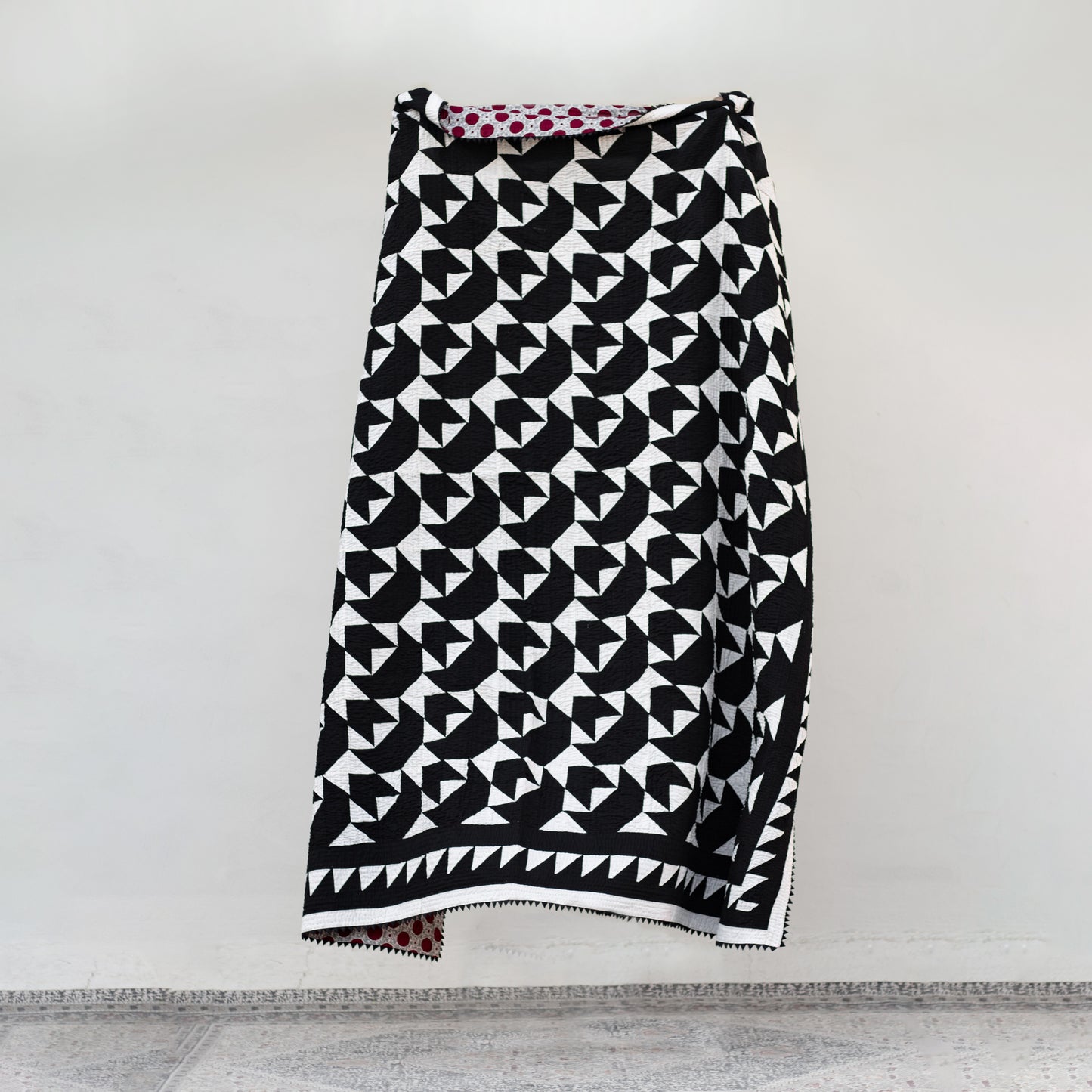 Black & White Patchwork rilli | Twin Size