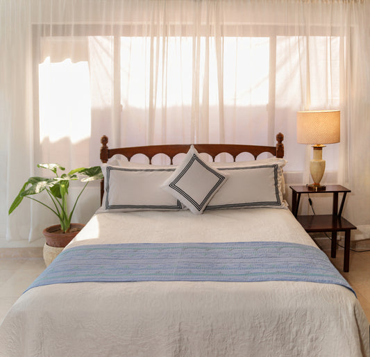 Bed Runner Sky Blue