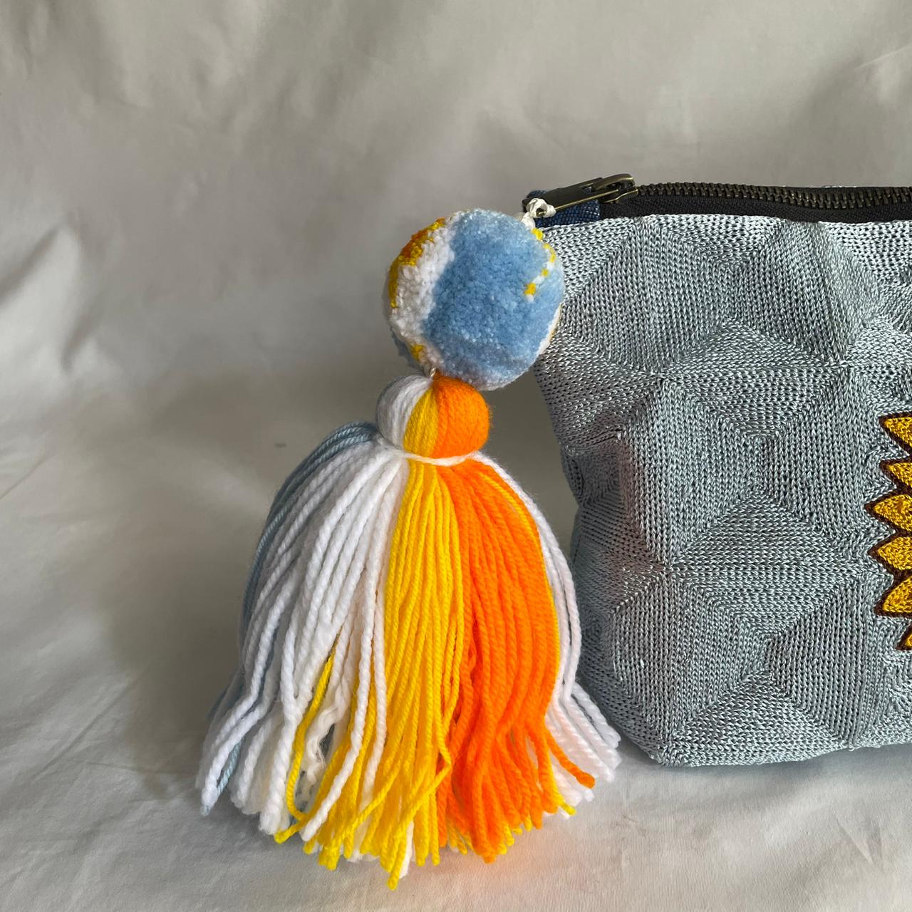 Sunshine Bloom Hand-Embroidered RC Bag | Handmade By Rural Artisan